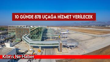 Ercan Havalimanı’nda Kurban Bayramı yoğunluğu…