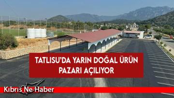 Tatlısu’da yarın doğal ürün pazarı açılıyor