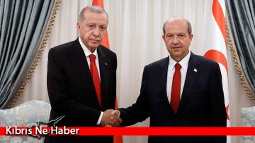 Cumhurbaşkanı Ersin Tatar, TC Cumhurbaşkanı Recep Tayyip Erdoğan’la bayramlaştı
