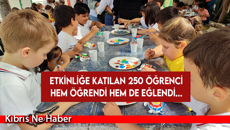 Merit Otellerinin anaokullarda düzenlediği kaplumbağa boyama etkinliği tamamlandı