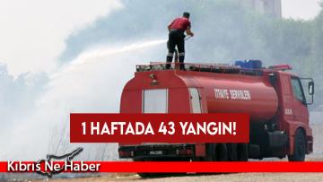 Haftalık itfaiye raporu…