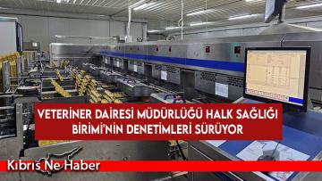 Veteriner Dairesi Müdürlüğü Halk Sağlığı Birimi’nin denetimleri sürüyor