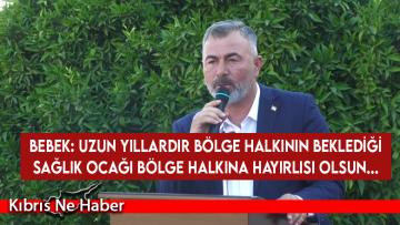 Beyarmudu Sağlık Ocağı düzenlenen törenle açıldı