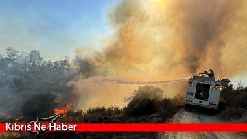 GKK : “Yangına 1 Cougar helikopteri ile müdahale edildi, 15 ton su atımı icra edildi”