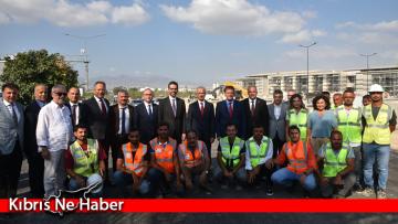 TC Bayındırlık Bakanı Cumhurbaşkanlığı Yerleşkesi ulaşım yollarını inceledi