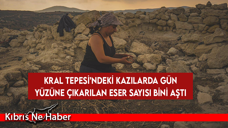 Kral Tepesi’ndeki kazılarda gün yüzüne çıkarılan eser sayısı bini aştı