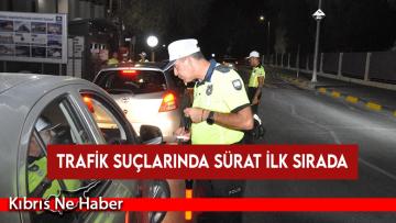 Polisin kontrol ettiği 2 bin 59 sürücüden 353’ü rapor edildi