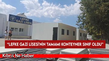 Lefke Gazi Lisesi’nde güçlendirme yerine yıkım planı tepkiye neden oldu…