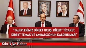 Cumhurbaşkanı Tatar BM temasları için Ercan’dan New York’a hareket etti…