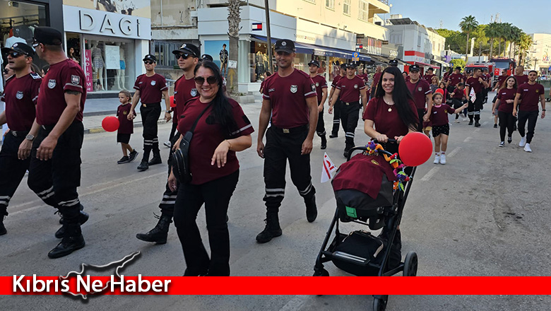 İtfaiye Haftası çerçevesinde Dereboyu’nda yürüyüş düzenlendi…