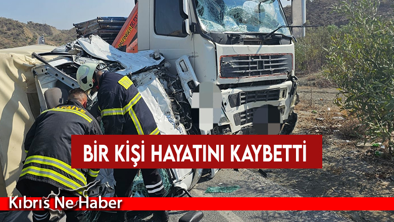 Girne-Değirmenlik ana yolunda ölümlü kaza