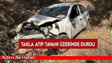 İskele -Ercan yolunda kaza…