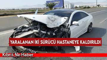 Yonca -Ercan anayolunda kaza…
