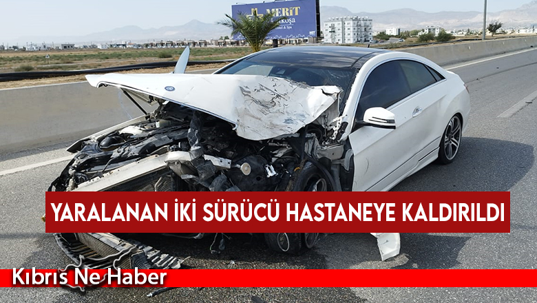Yonca -Ercan anayolunda kaza…
