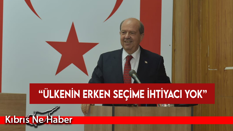 Cumhurbaşkanı Tatar UBP PM’de konuştu: Benim elimi kolumu bükemezler