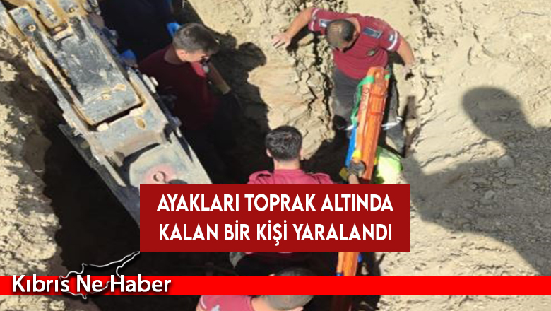 Kılıçarslan’da kazı çalışmasında toprak kayması…