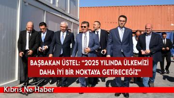 Muhtarlar Birliği ve Kuzey Kıbrıs Türk Kızılayı için gönderilen 150 adet konteyner Başbakanlığa teslim edildi