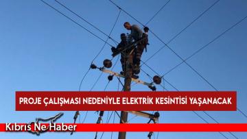 Girne bölgesinde iki saatlik elektrik kesintisi yapılacak