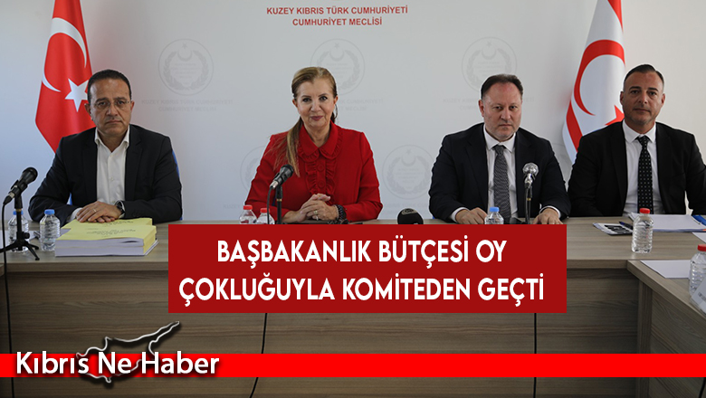 Başbakanlık bütçesi oy çokluğuyla komiteden geçti