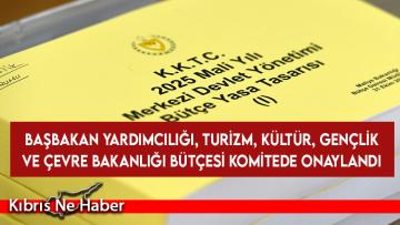 Başbakan Yardımcılığı, Turizm, Kültür, Gençlik ve Çevre Bakanlığı bütçesi komitede onaylandı