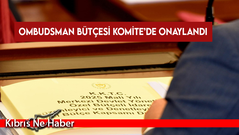 Ombudsman bütçesi Komite’de onaylandı