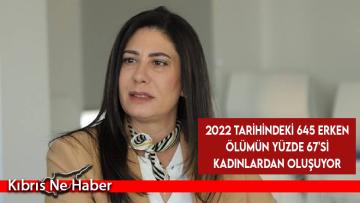 Sıla Usar İncirli: 2022 tarihindeki 645 erken ölümün yüzde 67’si kadınlardan oluşuyor