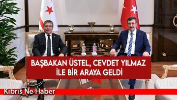 Başbakan Üstel Ankara’da Türkiye Cumhurbaşkanı Yardımcısı Yılmaz ile bir araya geldi