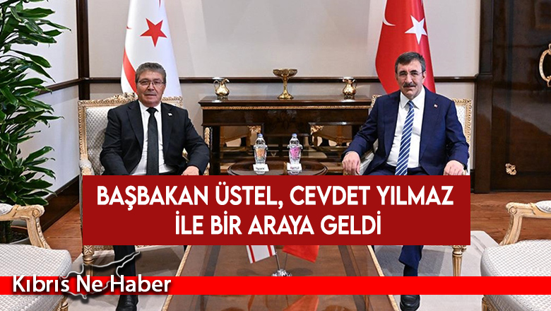 Başbakan Üstel Ankara’da Türkiye Cumhurbaşkanı Yardımcısı Yılmaz ile bir araya geldi