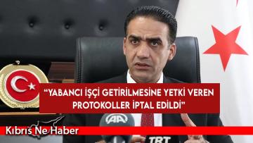 Gardiyanoğlu: Yabancı işçi getirilmesine yetki veren protokoller iptal edildi