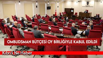Ombudsman bütçesi oy birliğiyle kabul edildi