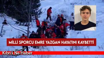 Palandöken’de çığ düştü: Milli sporcu Emre Yazgan hayatını kaybetti