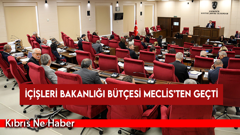 İçişleri Bakanlığı Bütçesi 4,8 Milyar TL Olarak Oyçokluğuyla Kabul Edildi
