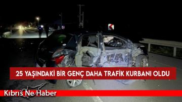 Ölümlü kaza: 25 yaşındaki genç hayatını kaybetti