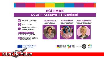 Kuir Kıbrıs Derneği, KTOEÖS ve KTÖS iş birliğinde seminer düzenleniyor