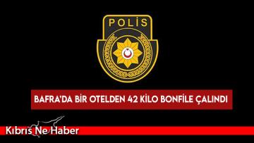 Bafra’da bir otelden 42 kilo bonfile çalındı