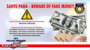 Polis’ten sahte ABD Doları ve euro uyarısı