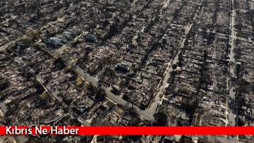 Los Angeles’taki yangınlarda, California’nın son 40 yıldaki en geniş kentsel alanı yandı