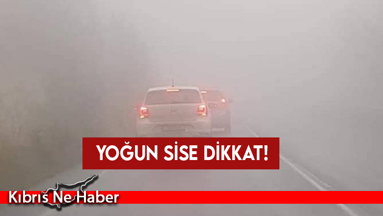 Polis yoğun sis nedeniyle sürücüleri uyardı