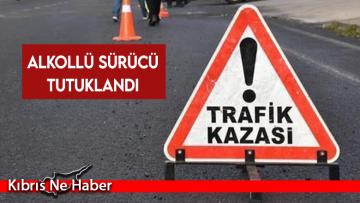 Lefkoşa-Gazimağusa ana yolunda kaza: Alkollü sürücü tutuklandı