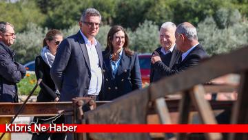 Erhürman, Lefke Belediyesi’nin projelerini yerinde inceledi