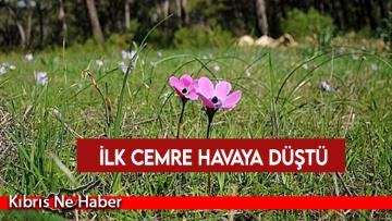 İlk cemre havaya düştü