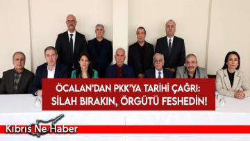 Öcalan’dan PKK’ya Tarihi Çağrı: Silah Bırakın, Örgütü Feshedin!