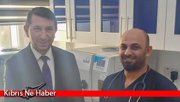 Dr. Burhan Nalbantoğlu Devlet Hastanesi acil servise sterilizasyon cihazı bağışlandı