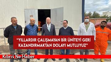 Dinçyürek, Nalbantoğlu Hastanesi’nde Tıbbi Atık Bertaraf Ünitesini denetledi