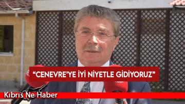 Başbakan Üstel: Cenevre’ye iyi niyetle gidiyoruz
