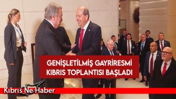 Genişletilmiş gayriresmi Kıbrıs toplantısı başladı