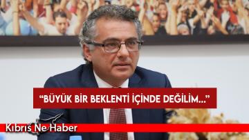 Erhürman: Büyük bir beklenti içinde değilim. Bu sadece bir adımdır
