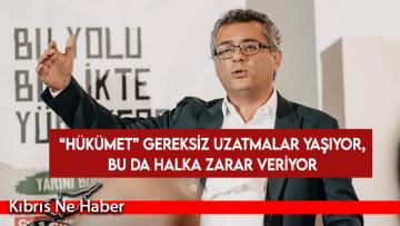 Erhürman: “Hükümet” gereksiz uzatmalar yaşıyor, bu da halka zarar veriyor