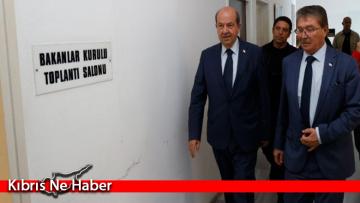 Cumhurbaşkanı Tatar, Bakanlar Kurulu toplantısından ayrıldı