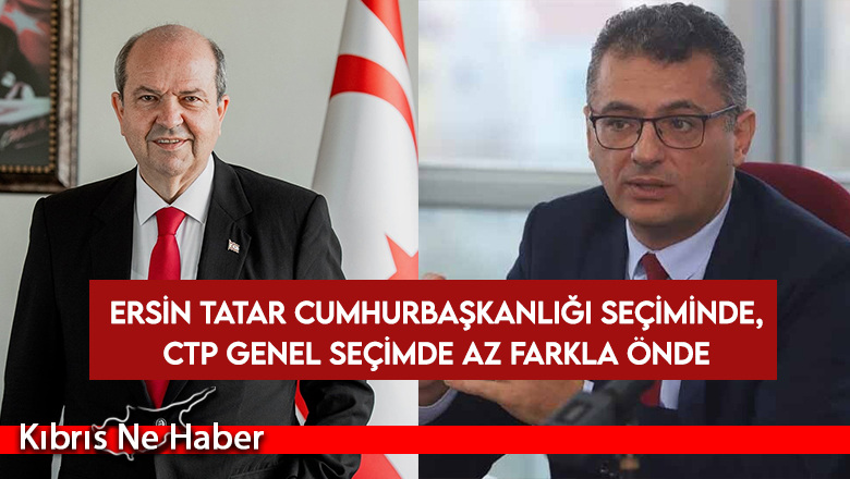 CMIRS: Ersin Tatar cumhurbaşkanlığı seçiminde, CTP genel seçimde az farkla önde